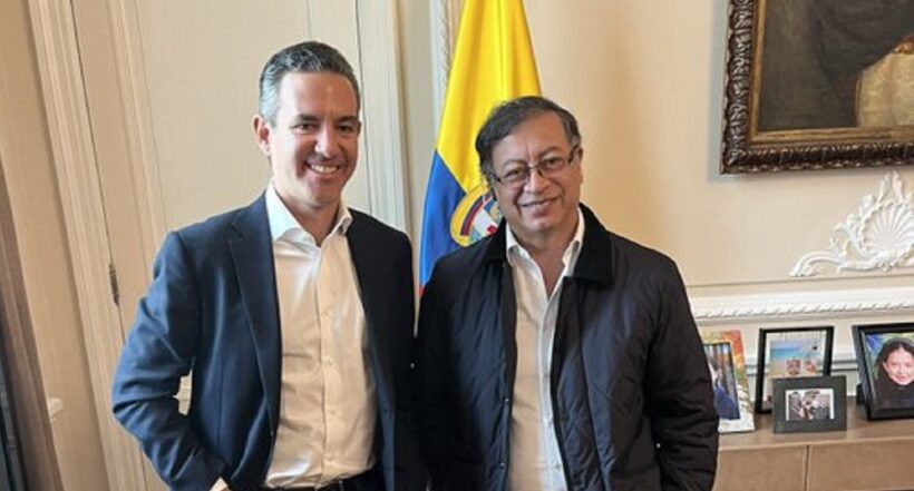 David Vélez, CEO de Nubank, habló con Gustavo Petro en la Casa de Nariño
