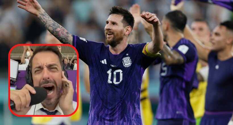 Prensa argentina reaccionó con euforia a victoria ante Polonia en Qatar 2022 y los periodistas cantaron a grito herido los goles.