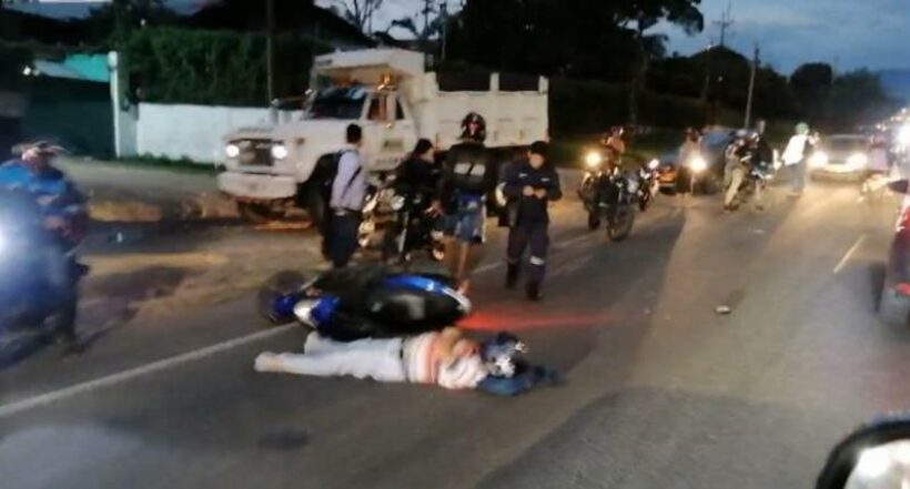 En Ibagué un motociclista terminó gravemente herido después de accidente