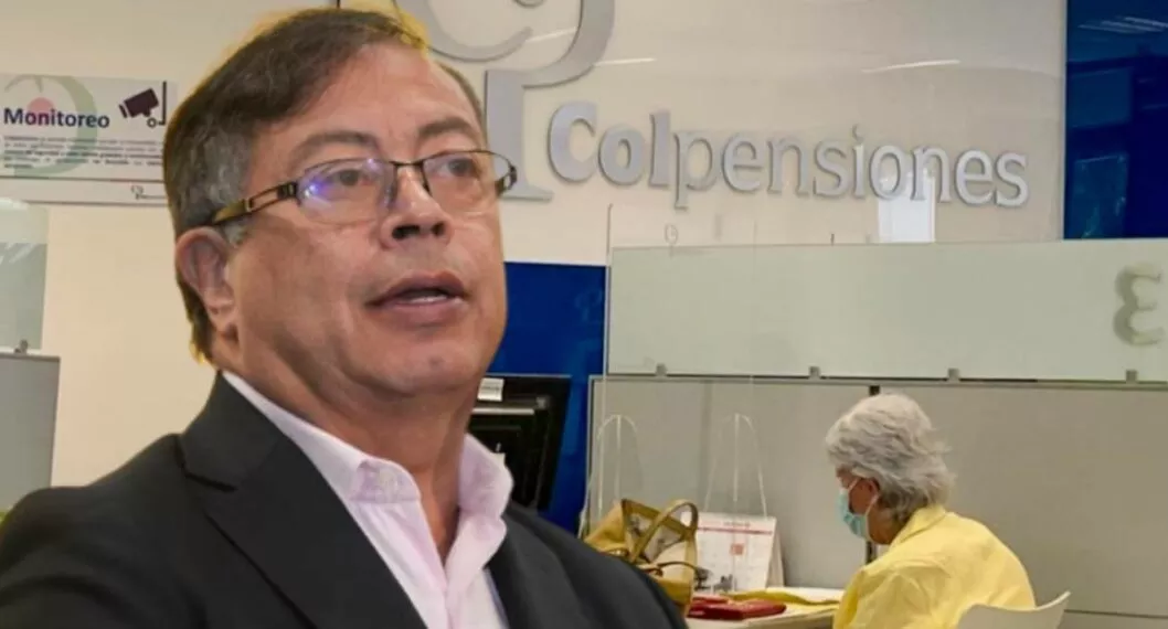 Gustavo Petro defendió a Colpensiones y arremetió contra fondos privados