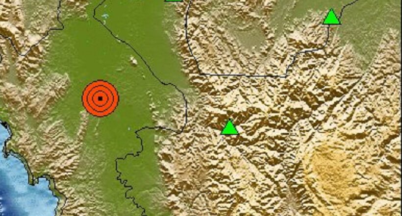 Imagen que ilustra el reciente sismo en Colombia. 