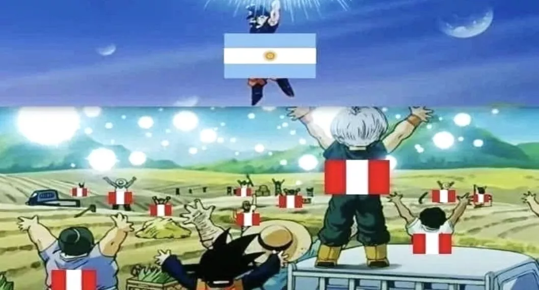 Meme para Argentina por vencer a Australia en Qatar 2022 y vengar a Perú
