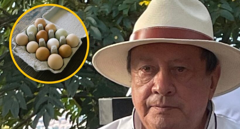 "Comer sabroso": Mario Hernández, por huevos a $ 24.000; dejó frito a más de uno