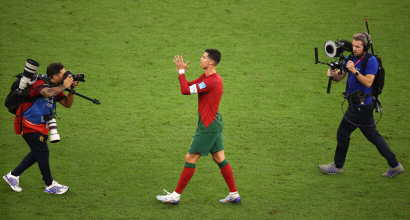 Gesto de Cristiano Ronaldo al finalizar el partido de Portugal levantó arena en Qatar 2022