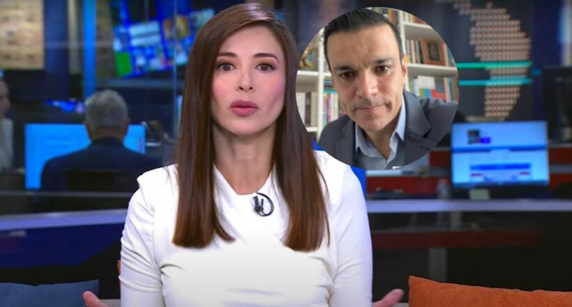 Fotos de Alejandra Giraldo y Juan Diego Alvira, en nota de lapsus de presentadora de Noticias Caracol en vivo recordó a Juan Diego Alvira