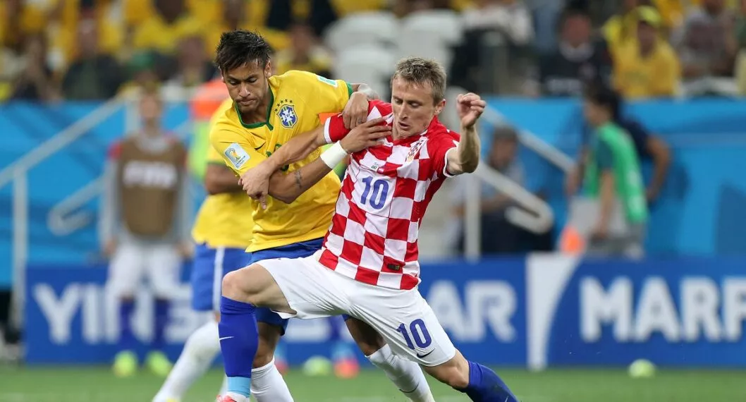 Imagen de Modric y Neymar que ilustra nota; Croacia vs. Brasil en Qatar 2022: hora, dónde ver en Colombia y México