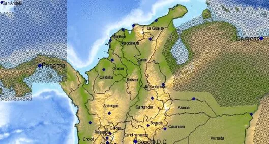 Mapa de temblor hoy miércoles 7 de diciembre de 2022 en Colombia; epicentro en Antioquia.