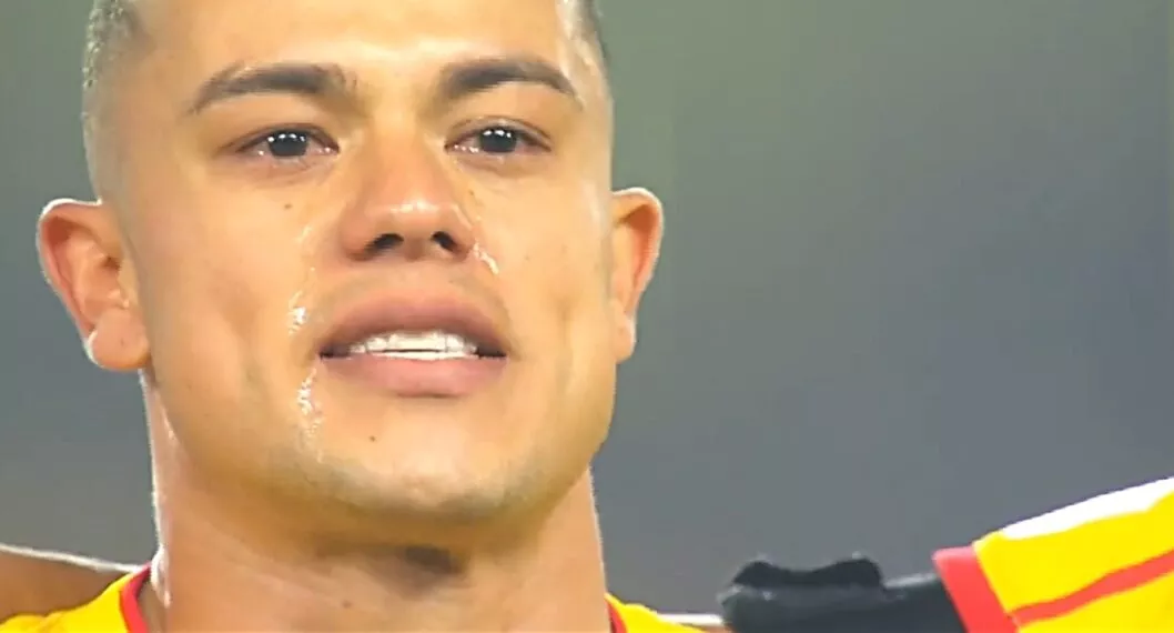 Leonardo Castro , que lloró sin parar en final Pereira vs. Medellín, por Liga Betplay