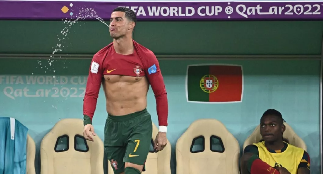 Cristiano Ronaldo, que dicen amenazó con irse de Selección Portugal, pero su federación lo negó.