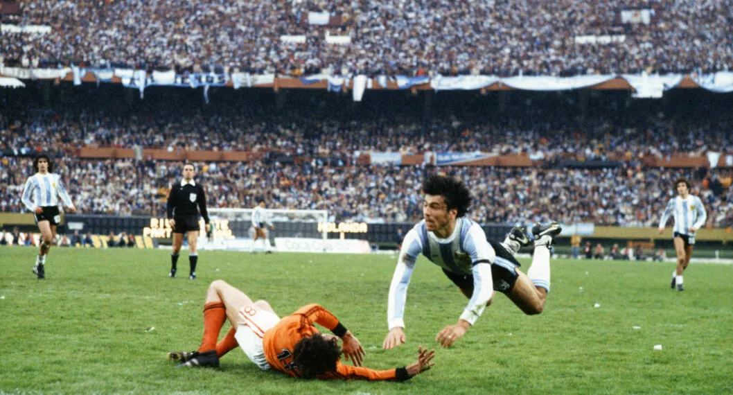 Final del Mundial Argentina 78, donde se enfrentó la selección anfitriona con Países Bajos.