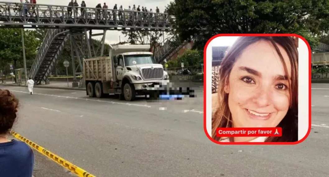 Accidente en calle 80, Bogotá, dejó estremecedora historia de mujer que falleció el pasado 7 de diciembre, identificada como Nancy Castaño.
