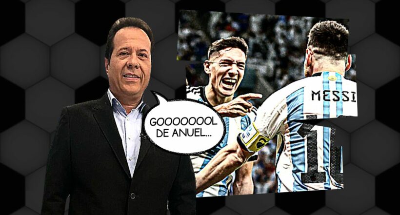 Critican al cantante del gol por llamar Anuel a Nahuel Molina de Argentina