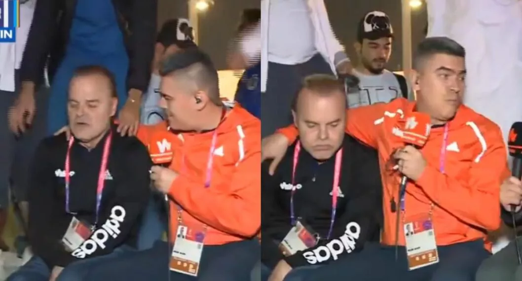 El periodista de Win Sports Mariano Olsen se desplomó en vivo por la victoria de Argentina en Qatar 2022 frente a Países Bajos.