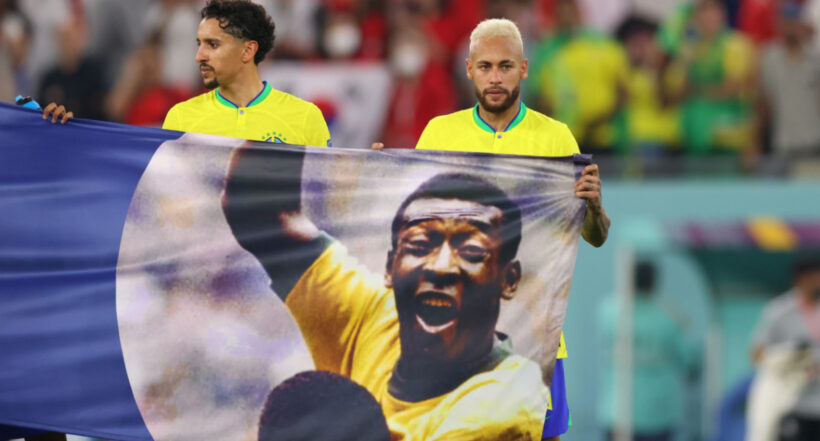 Neymar recibió mensaje de apoyo de Pelé tras quedar eliminado de Qatar 2022.