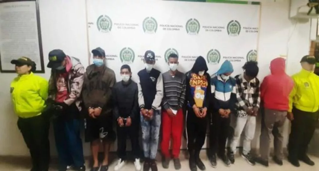 Capturan banda criminal que usaba menores para vender droga en Suba