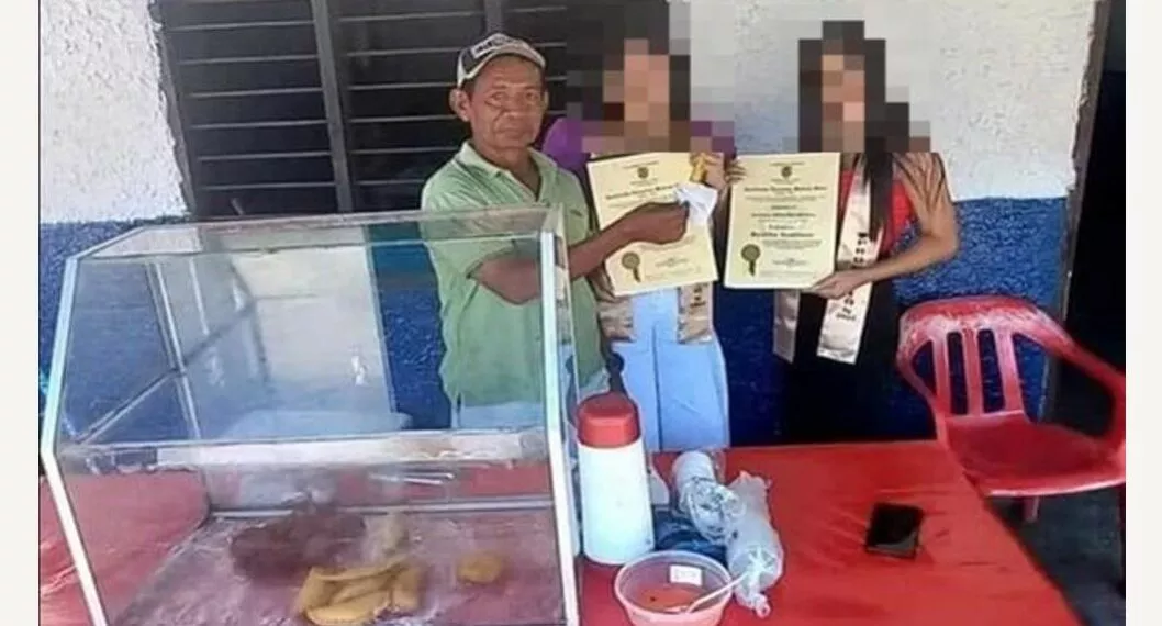 Adolescentes en Sucre dedicaron su grado de bachiller a vendedor que les fiaba