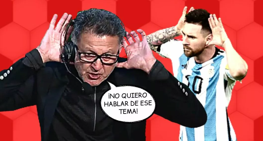 Juan Carlos Osorio explotó por gesto de Lionel Messi a Louis Van Gaal
