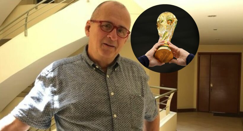Fotos de Jota Mario Valencia y trofeo del Mundial, en nota de Jota Mario Valencia fue tendencia en Qatar 2022 por inaudita razón: qué dijeron.
