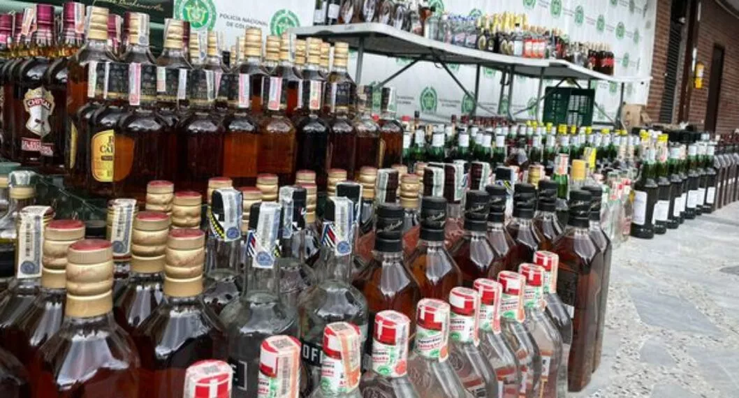 3.600 botellas de licor adulterado fueron incautadas en operativo de la Policía
