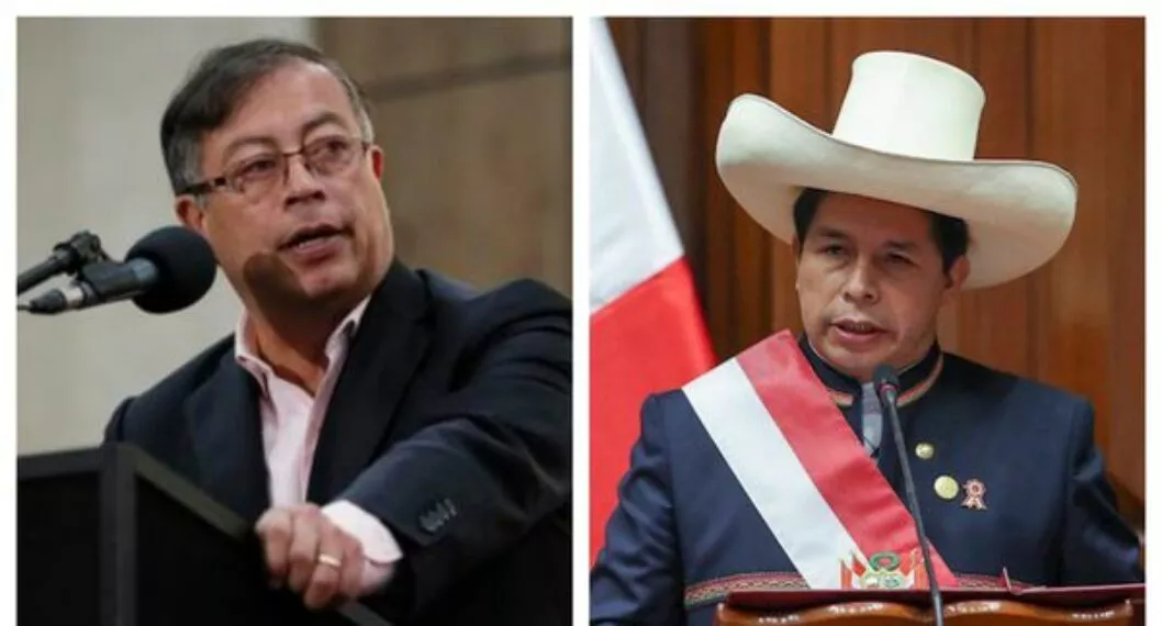 La metamorfosis de Petro en defensa de Pedro Castillo, expresidente de Perú