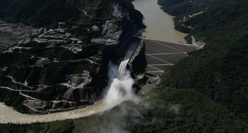 La Central Hidroeléctrica Ituango, que entró en funcionamiento este 14 de diciembre del 2022.