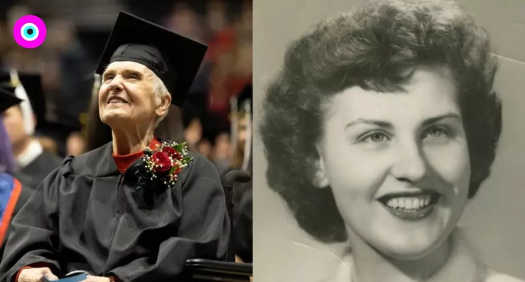 Mujer de 90 años en Estados Unidos se graduó de la universidad