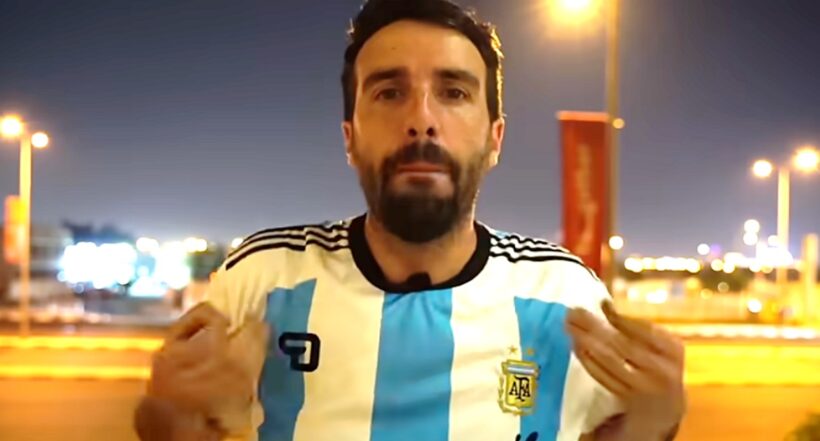 Flavio Azzaro, periodista de Argentina  que dice que Francia es ganable en la final de Qatar 2022