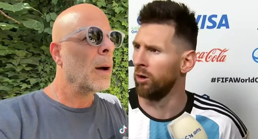 Bruce Willis, que imita a Lionel Messi con el "qué miras, bobo" de Qatar 2022.