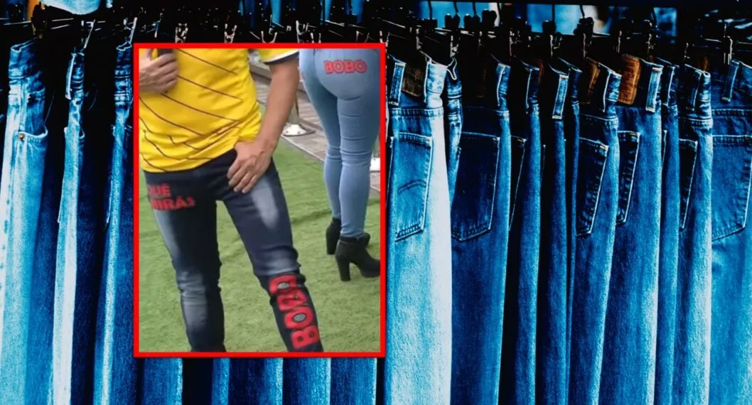 Noticias en Bogotá: pantalón jean con frase qué miras, bobo de Lionel Messi.