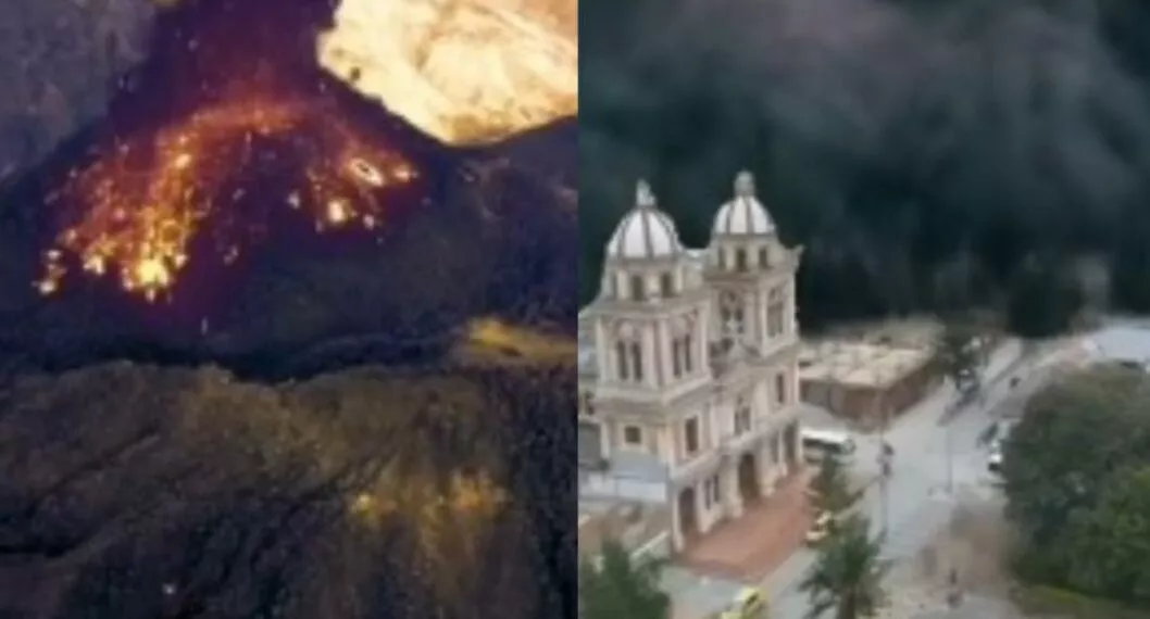 Cómo sería una erupción del volcán Machín, que se podría ver desde Bogotá: video