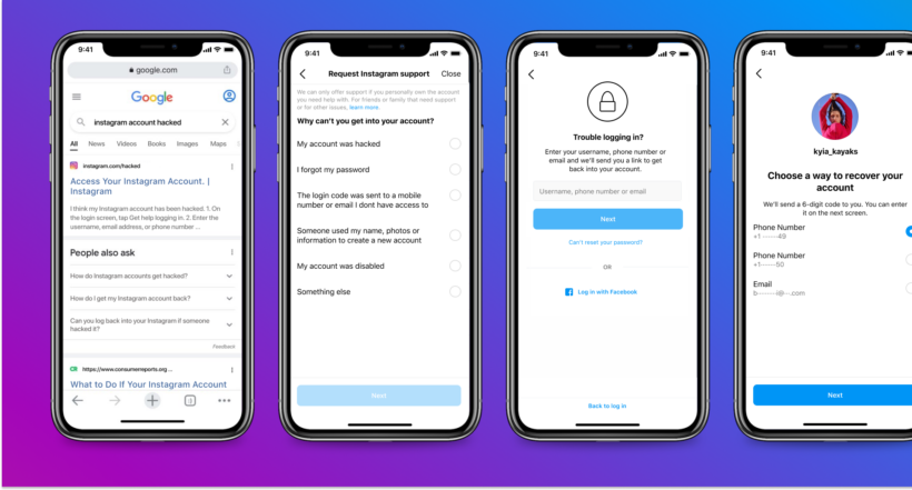 Instagram anuncia nueva herramienta para que se recuperen cuentas hackeadas