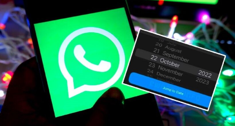Imágenes de WhatsApp para buscar mensajes por fecha