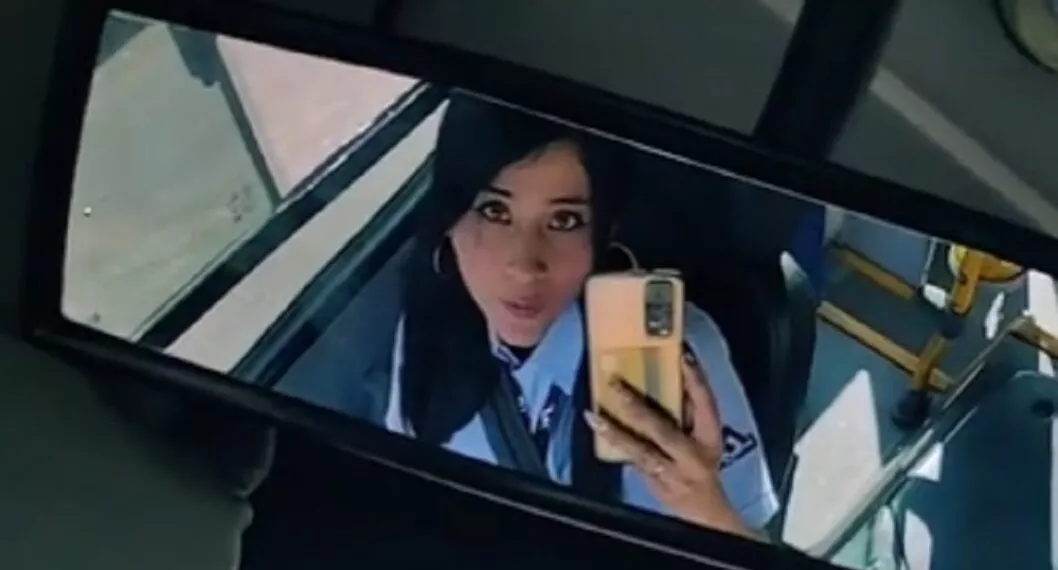 Luisa Ramírez, famosa en TikTok como la conductora más bella del Sitp.