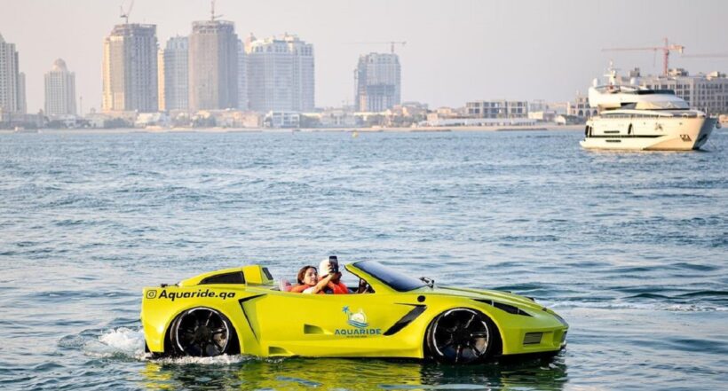 Carros que se conducen sobre el agua: dónde hay en Catar y cuánto cuestan
