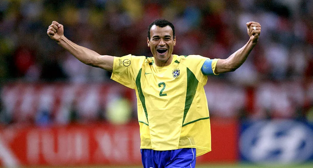 Cafú, de brasil, el único jugador en distputar tres finales de la Copa del Mundo.