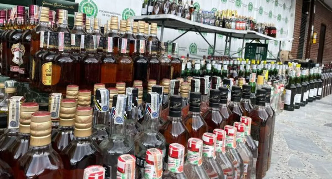 Bogotá: 18 mil botellas de licor sin autorización han sido incautadas en diciembre