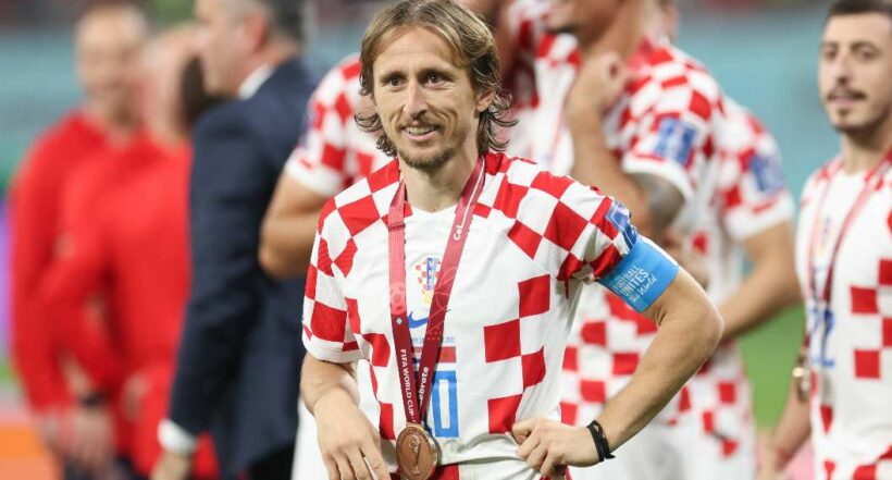 Foto de Luka Modric, en nota de Luka Modric con Croacia en Qatar 2022 provocó nostalgia de fanáticos en memes.