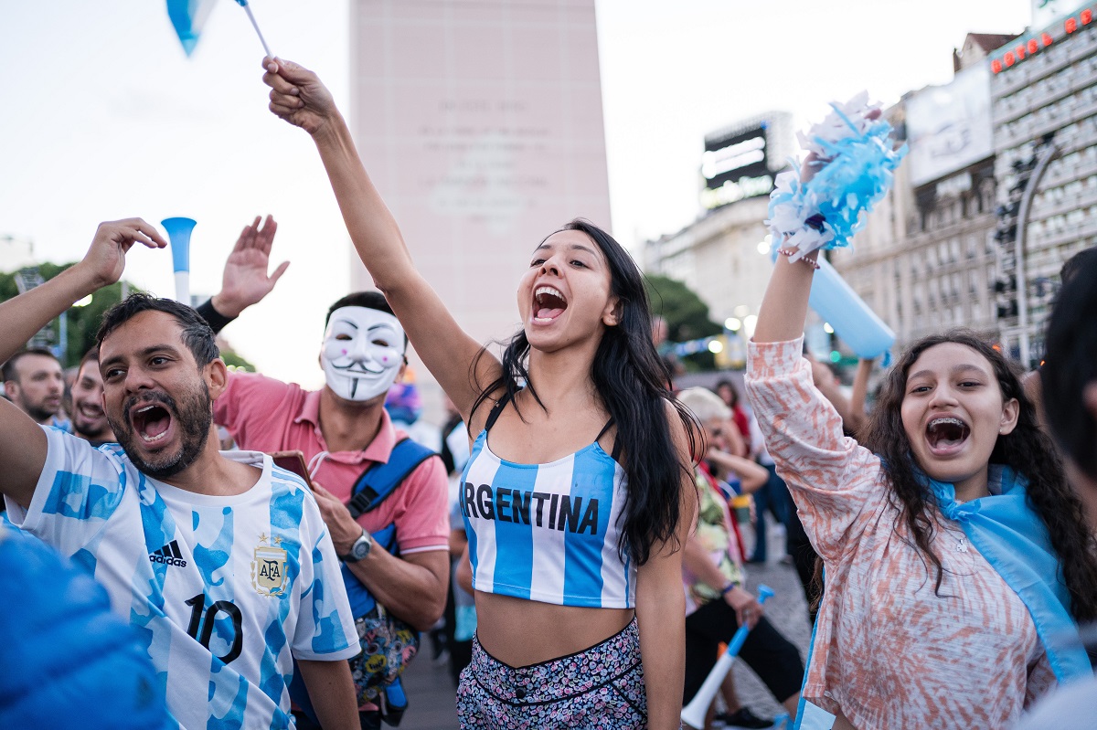 Obelisco de Argentina está repleto por final de Mundial Qatar contra Francia