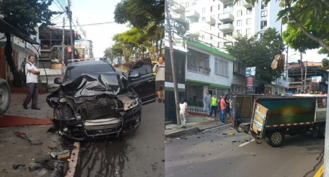 Tolima: hombre causó accidente en Ibagué; aparentemente iba borracho.