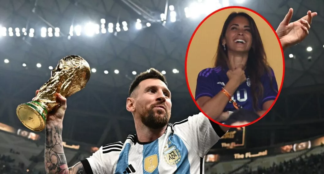 Antonella Roccuzzo demostró si pudo celebrar con Messi el título del Mundial Qatar 2022.