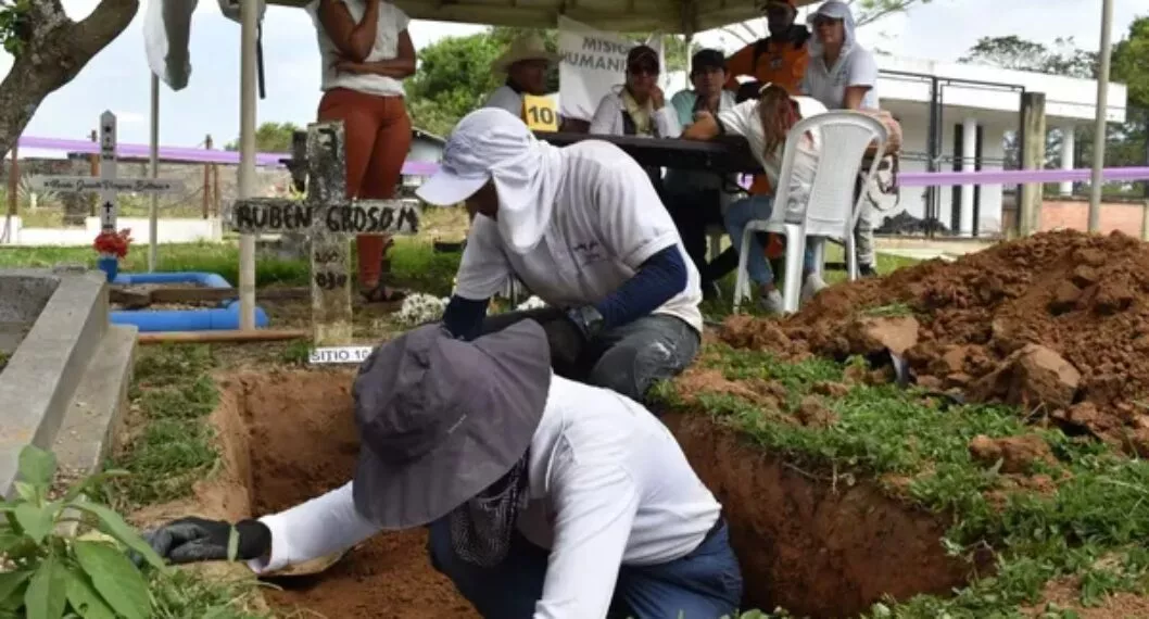 Unidad de Búsqueda encuentra 14 cuerpos en el cementerio de Puerto López (Meta)