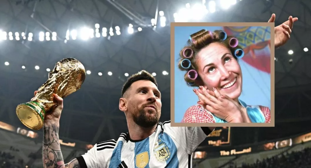 'Doña Florinda' felicitó a Lionel Messi por el título conseguido con Argentina en el mundial. Florinda Meza publicó una tierna foto del jugador. 