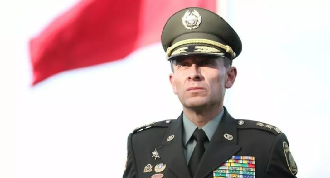 General Henry Sanabria, durante ceremonia de ascenso.