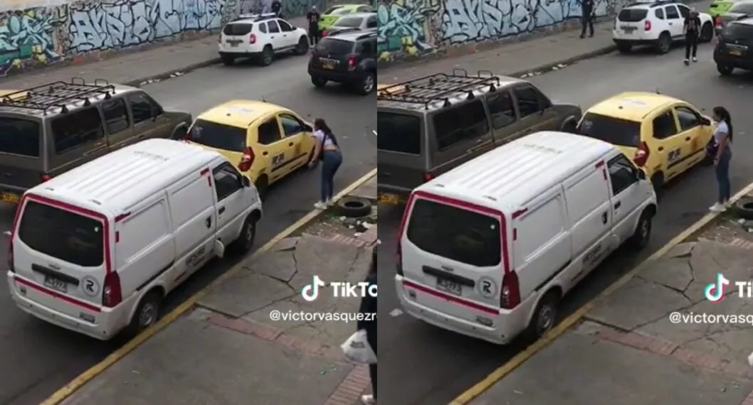 Dos conductores en Bogotá destrozaron sus carros en una vía del sur en medio de una pelea por aparente intolerancia.