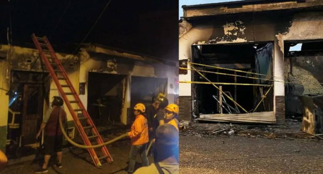 Grave incendio acabó con dos viviendas en el Tolima: alarmó a comunidad desde la madrugada