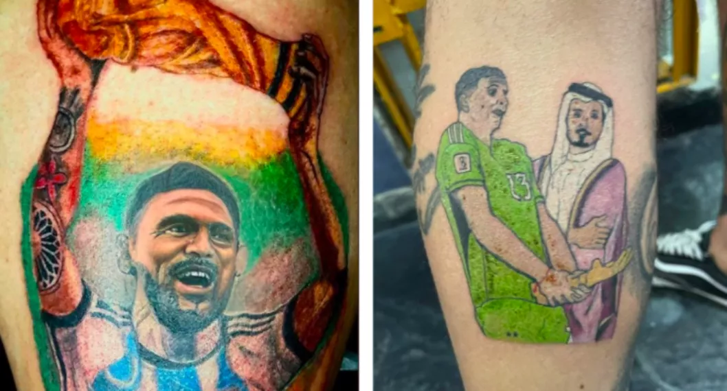 Los peores tatuajes del título de Argentina en el Mundial (fotos)