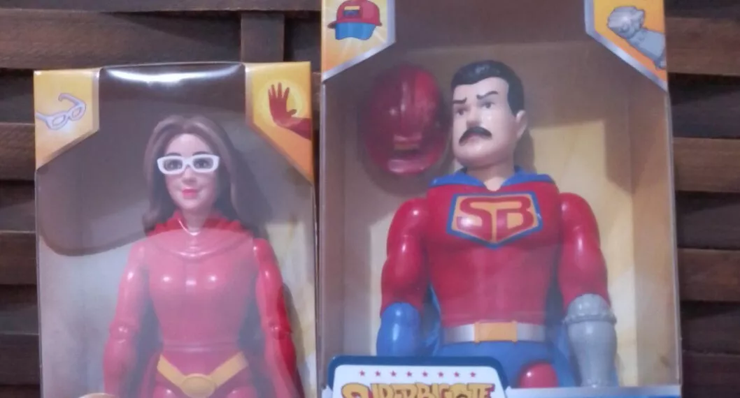 El régimen de Venezuela regaló juguetes con el personaje 'Súper Bigote', el cual lleva la cara de Nicolás Maduro para mostrarlo como el salvador. 