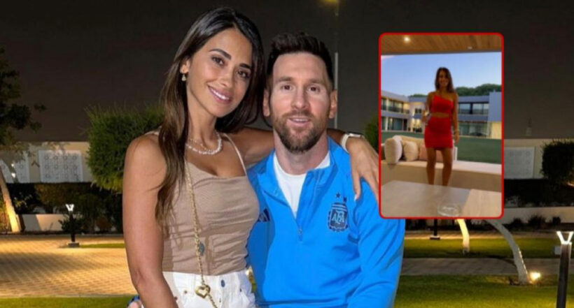 Lionel Messi presumió baile de Antonela y en redes le llueven elogios.