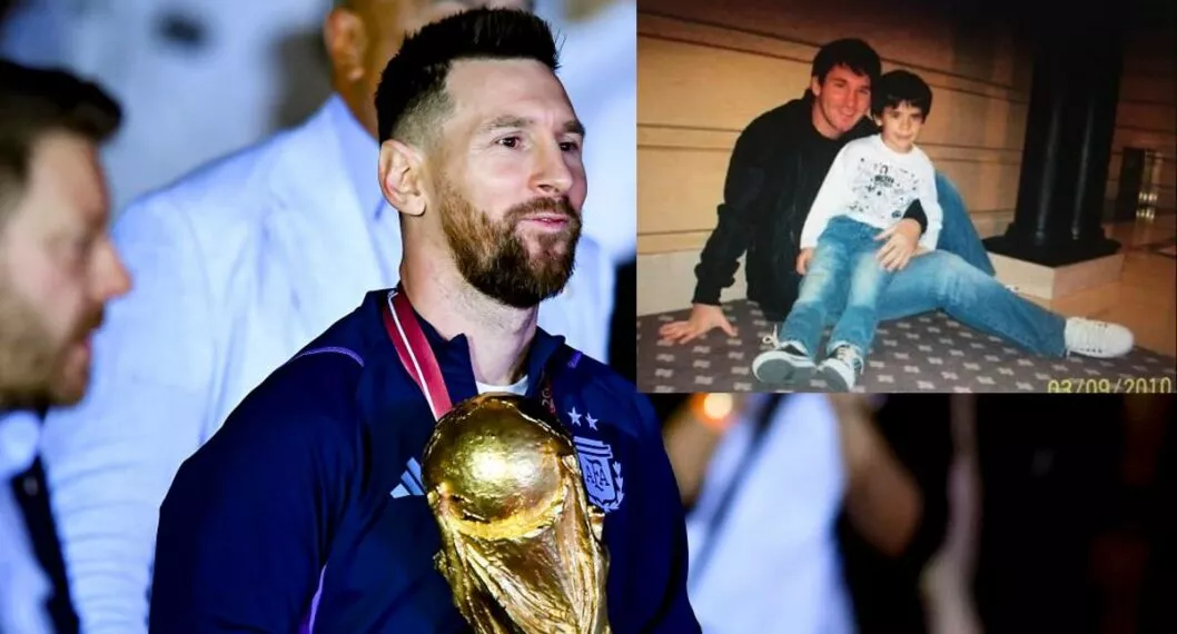 Foto de Messi a propósito de historia viral con niño que sufría déficit de hormona de crecimiento