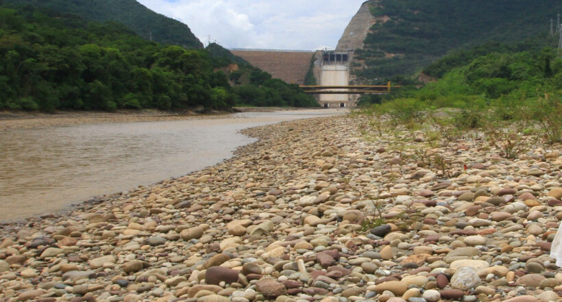 Alertan por mortandad de peces en el río Sogamoso, en Santander. Hay sequía en el caudal y los pescados se están muriendo entre las piedras. 